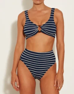 Nadine Bikini Set - Navy and White