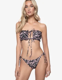 Nala Remi Ruched Bandeau Bikini Top