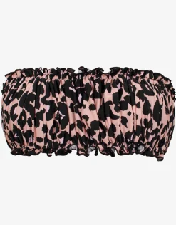 Nala Remi Ruched Bandeau Bikini Top