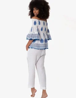 Naomi Beach Trousers - White