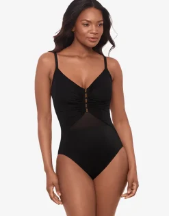 Network News Mariposa Swimsuit - Black