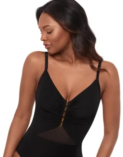 Network News Mariposa Swimsuit - Black