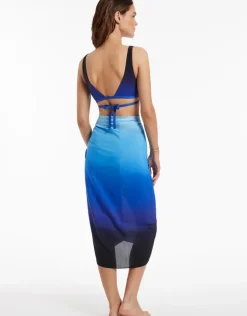 Oia Sunset Sarong - Ocean