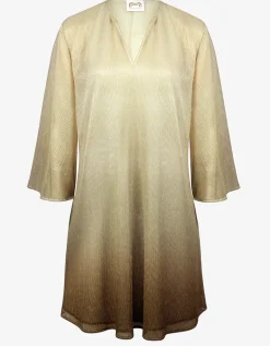 Ombre Metallic Tunic - Earth Gradient