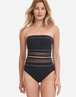 Onyx Bandeau Swimsuit - Black