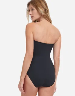 Onyx Bandeau Swimsuit - Black