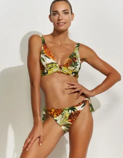 Optimist Banded Bikini Top - Pina Colada