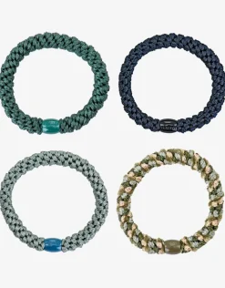 Original Hair Tie Bundle - Turquoise, Blues and Cream