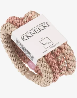 Original Hair Tie Bundle - Pinky Beige and Golds