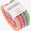 Original Hair Tie Bundle - Pastel Orange, Pink and Green