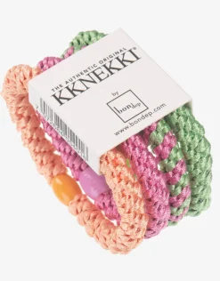 Original Hair Tie Bundle - Pastel Orange, Pink and Green