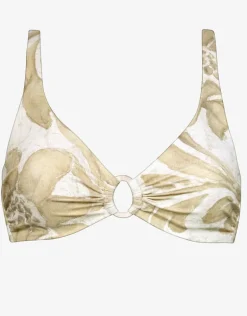 Ornation Ring Halter Bikini Top - Canvas Sand