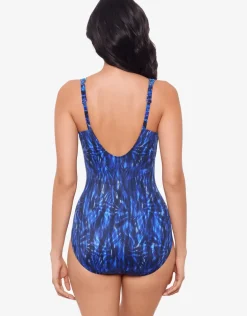 Paka Mayan Siren Swimsuit - Blue/Black