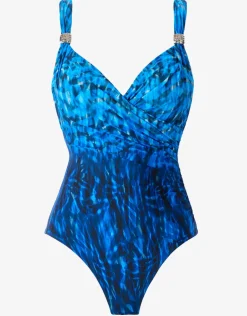 Paka Mayan Siren Swimsuit - Blue/Black