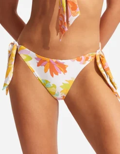 Palm Springs Tie Side Bikini Pant - Limelight