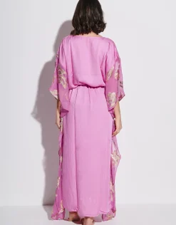 Palm Tree Kaftan - Pink