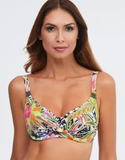 Palm Underwired Bikini Top - Multi