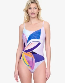 Paradiso Round Neck Swimsuit - Multi