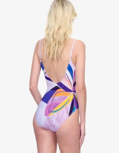 Paradiso Round Neck Swimsuit - Multi
