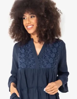 Penny Maxi Dress - Navy Blue