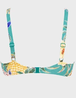 Pineapple Sea Underwired Bikini Top - Tropical Breeze