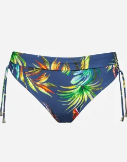 Plunge Adjustable Bikini Pant - Indigo Rainbow
