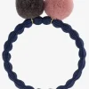 PomPom Hair Tie - Navy