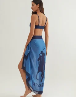 Pony Long Pareo - Periwinkle