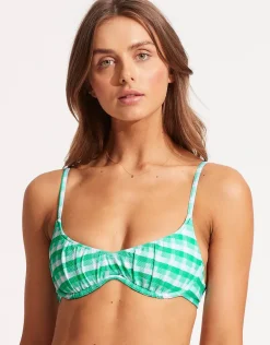 Portofino Sweetheart Underwire Bikini Top - Jade