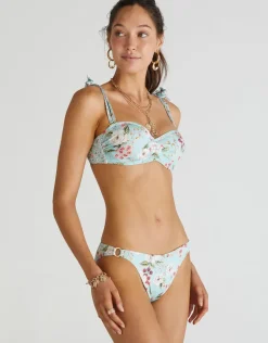 Primrose Naomi Bandeau Bikini Top - Floral