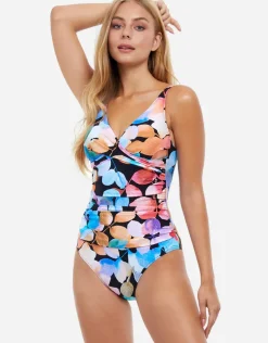 Profile Colour Rush V Neck Tank - Black Multi