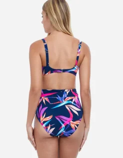 Profile Paradise D Cup Foam Bikini Top - Blue Multi