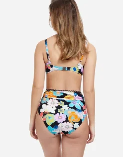 Profile Rising Sun D Cup Bikini Top - Black