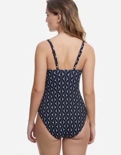 Profile Supreme V Neck Swimsuit - Black