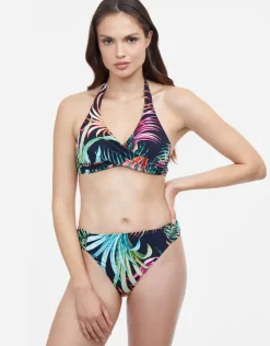 Profile Tropico Halter Bikini Top - Black