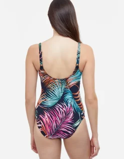 Profile Tropico V Neck Swimsuit - Black