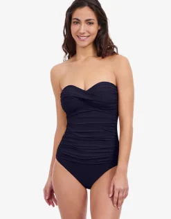 Profile Tutti Frutti Bandeau Swimsuit - Black