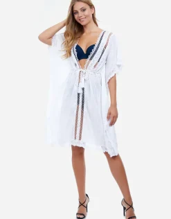 Profile Tutti Frutti Kaftan Dress - White