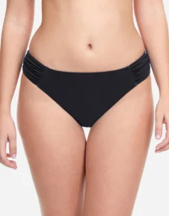 Profile Tutti Frutti Ruched Side Bikini Pant - Black
