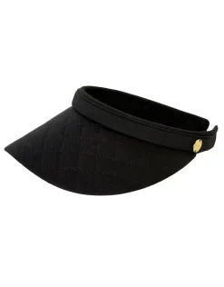 Quilted Visor - Black