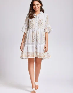 Rachel Shirt Dress - White