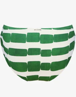 Radiance Bikini Pant - White and Clover