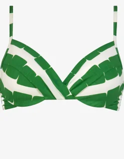 Radiance Underwired Padded Bikini Top - White and Clover