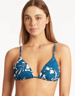 Retreat Tri Bikini Top - Lagoon