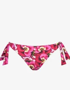 Revelation Tie Side Bikini Pant - Pansy Pink