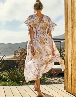 Reverie Kimono Dress - Dreamy Pastels