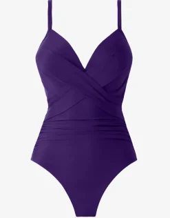 Rock Solid Captivate Swimsuit - Mulberry