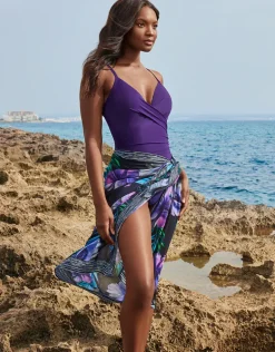 Rock Solid Captivate Swimsuit - Mulberry