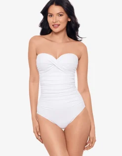 Rock Solid Madrid Swimsuit - White
