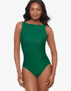 Rock Solid Regatta Swimsuit - Malachite